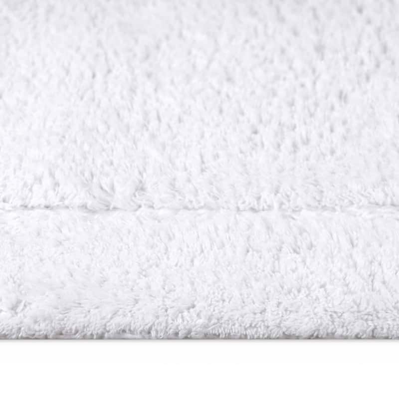 Superior Cotton Non-slip Oval Bath Rug - (Set of 2) - On Sale ...