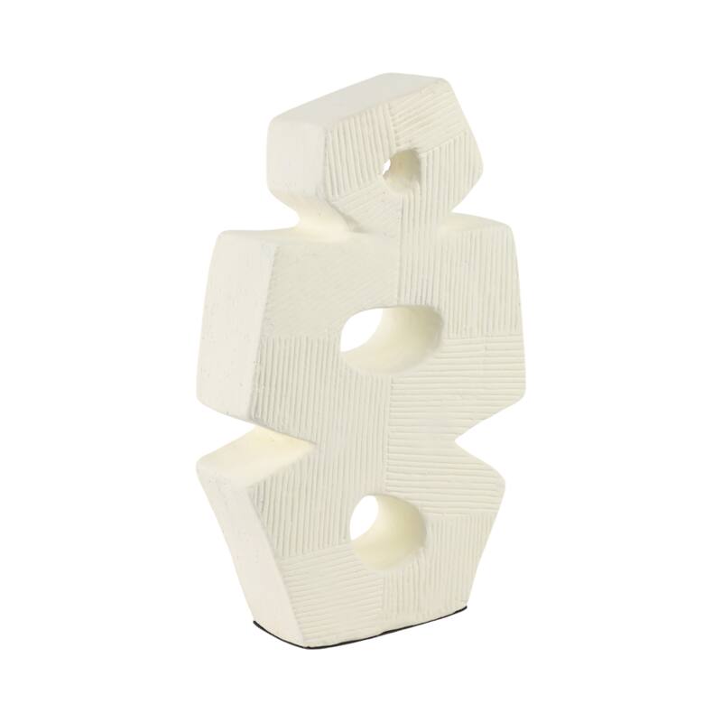 Pottery Modern Glam Abstract Sculpture Textured Geometric Design