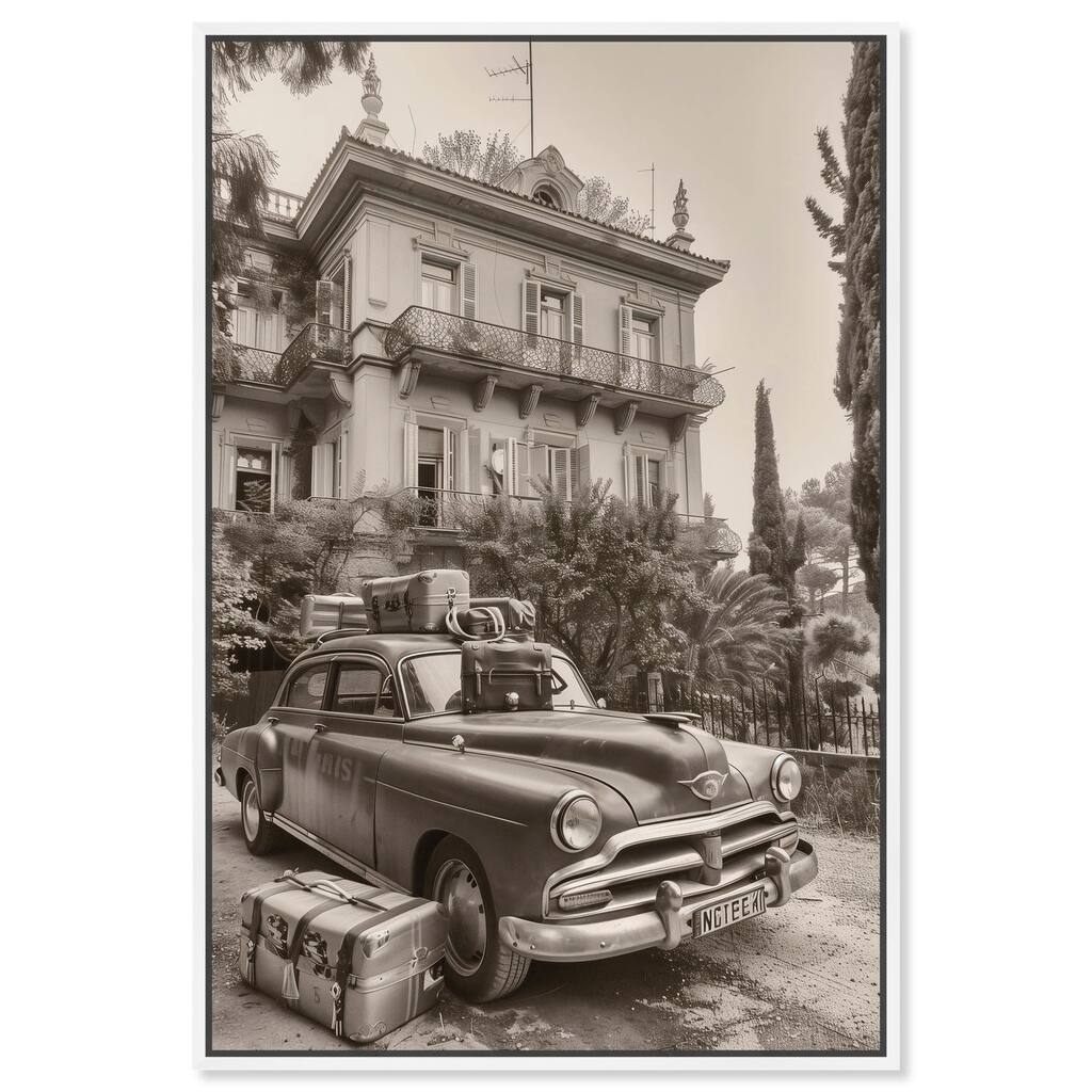 Pack Up the Car Canvas by Art Remedy