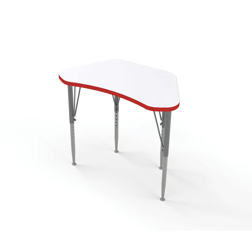 Tot Mate Versa Kids Desk Wing Shape Large Laminate Surface 35" x 19.75" Classroom Table