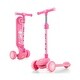 preview thumbnail 24 of 28, Folding Kids Scooter with Extra Wide Deck and LED Lighted PU Wheels Pink