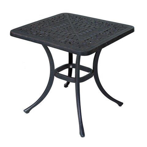 Flagstaff Cast Aluminum Outdoor Square End Table - 8' x 10'