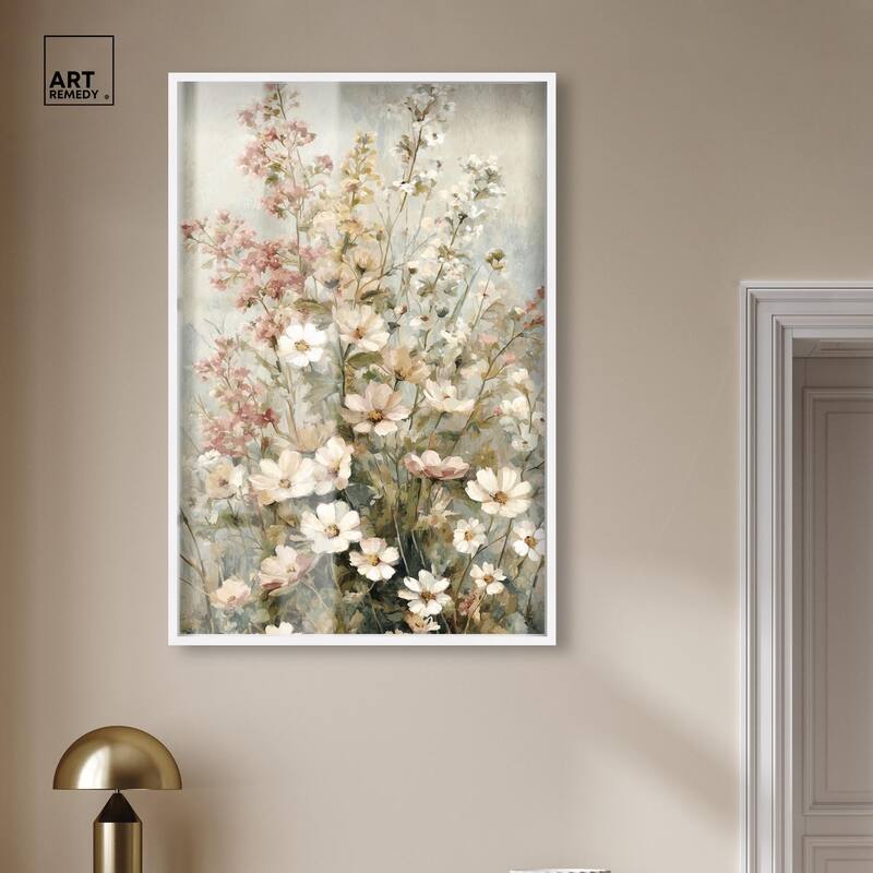 Heirloom Blossoms I Shadowbox by Art Remedy