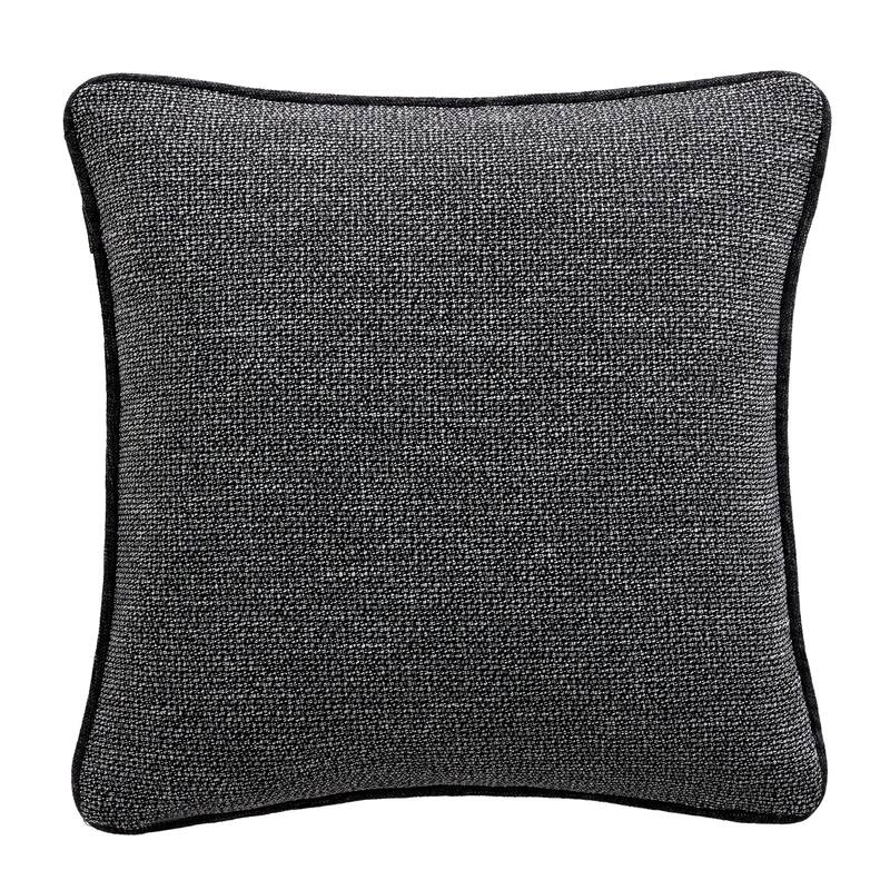 HiEnd Accents Tweed Textured Woven Timeless Classic 27x27 inch Euro Sham