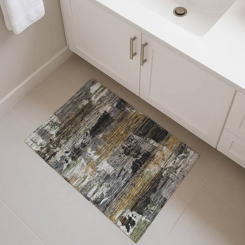 Machine Washable Indoor/ Outdoor Chic Veta Chantille Rug