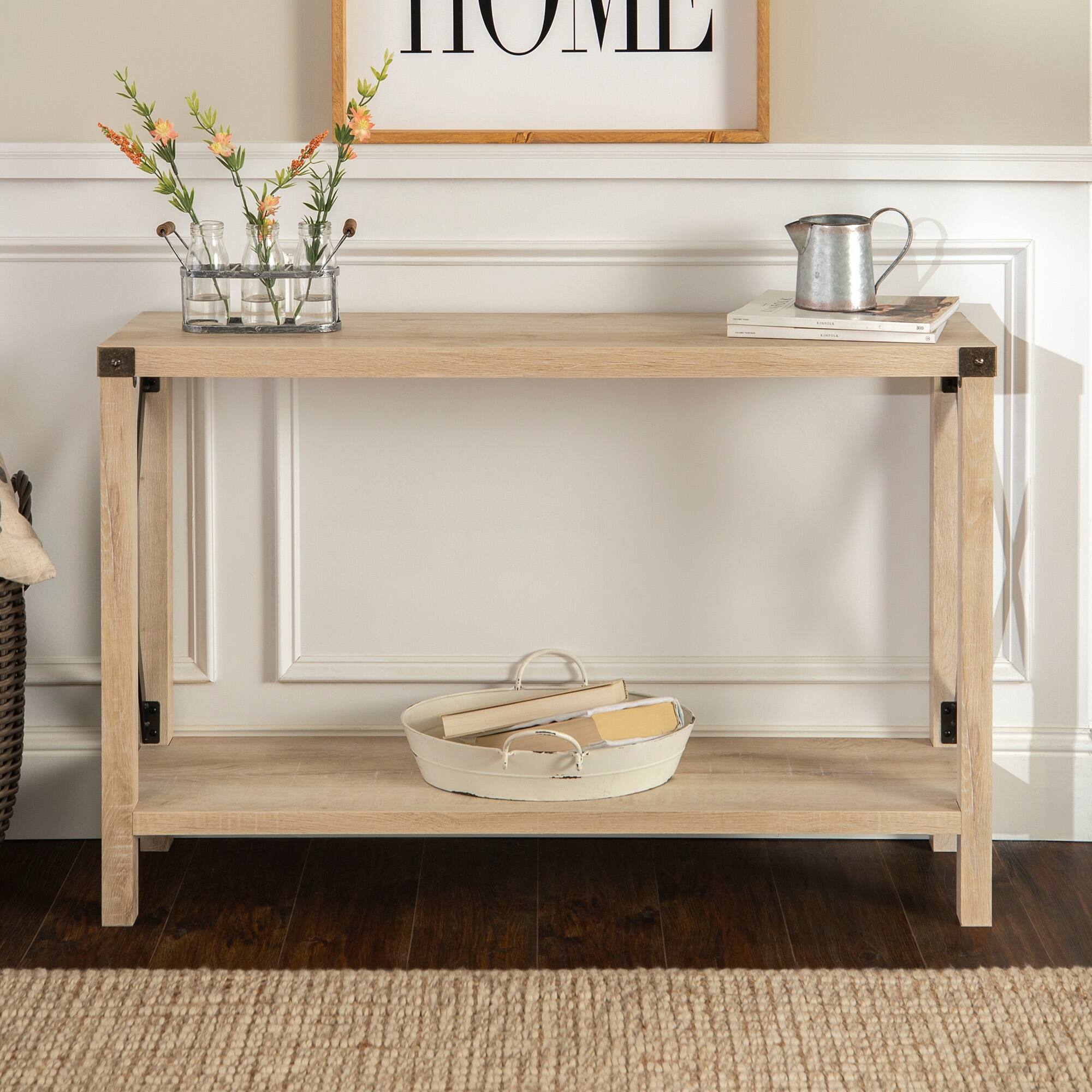 The Gray Barn 46 Inch Kujawa X Frame Entry Table On Sale Overstock 22831104