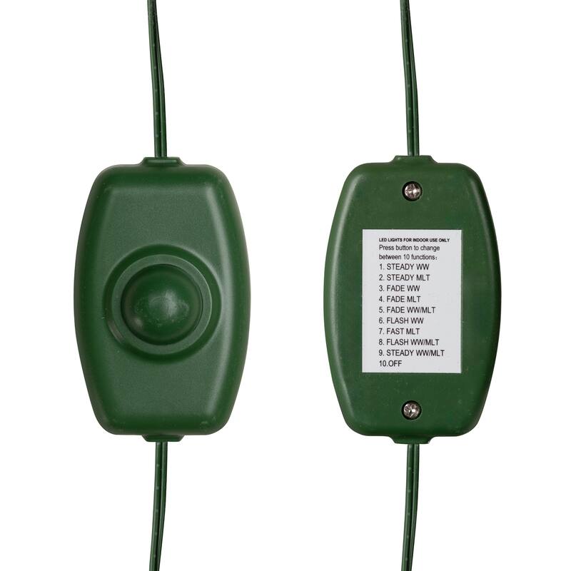 Real Touch™ Elite Pre-Lit Flocked Yukon Pine IPT Artificial Christmas Tree - 7' Dual Color LED - 7 Foot