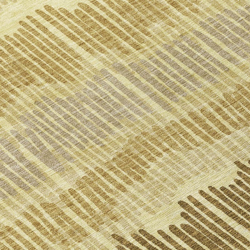 Machine Washable Indoor/ Outdoor Chantille Abstract Stripe Rug