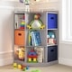 preview thumbnail 8 of 10, RiverRidge Kids Corner Playroom Cabinet with 6 Toy Storage Cubbies and 3 Angled Shelves Grey