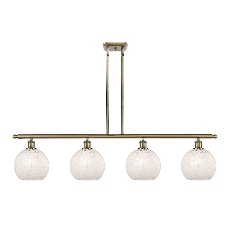 Innovations Lighting 516-4I-11-48-White Mouchette-Indoor Pendant Large