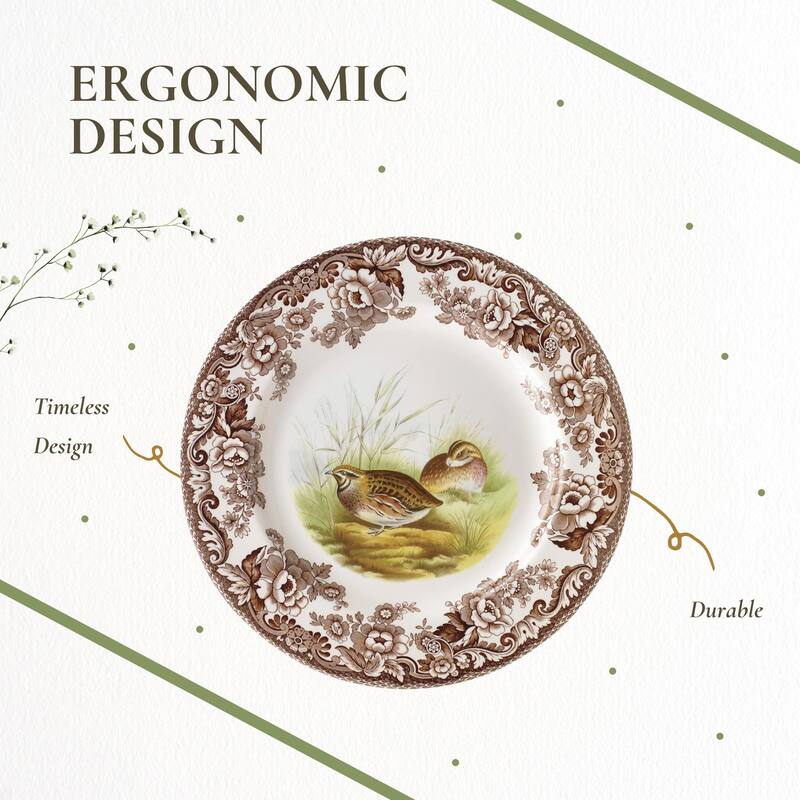 Spode Woodland Soup Plate