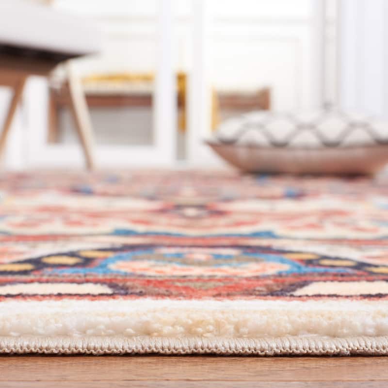 SAFAVIEH Riviera Machine Washable Slip Resistant Wilma Oriental Rug