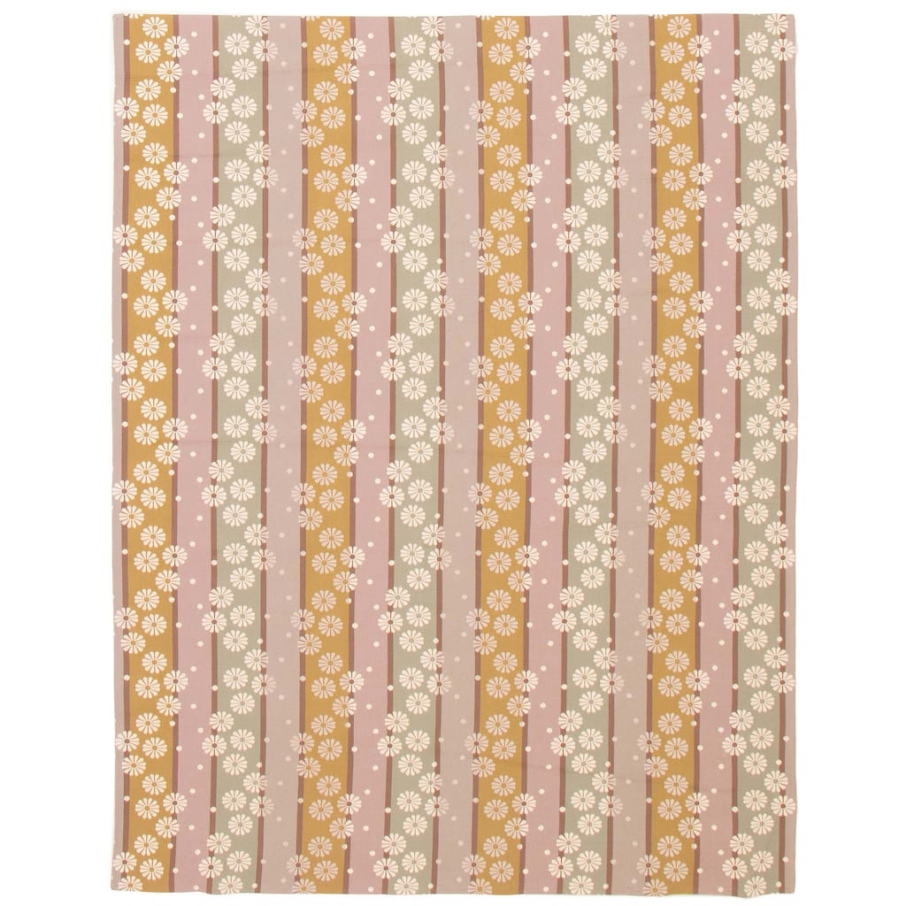 ECARPETGALLERY Machine Woven Lotus Mod Cotton Rug - 6'8 x 8'10