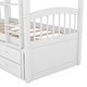 preview thumbnail 26 of 30, Twin Over Twin Wood Bunk Bed with Trundle and Drawers