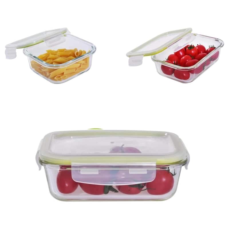 Westinghouse 6-Piece Glass Food Storage Container Set - 320 to 1520ml