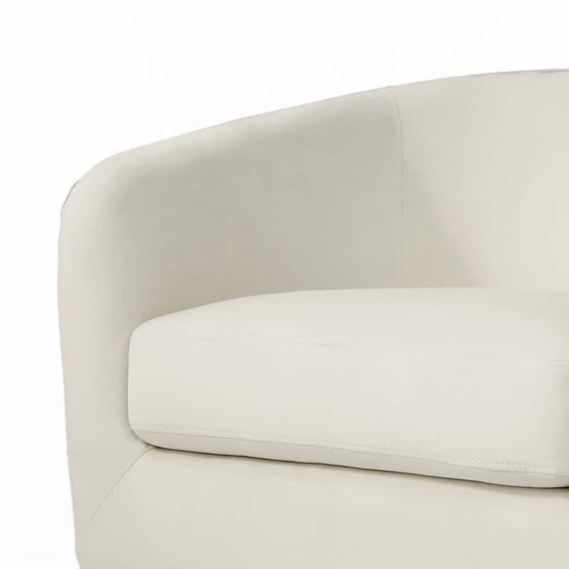 2 Set Modern Upholstered Swivel 360 Degree Accent Chair