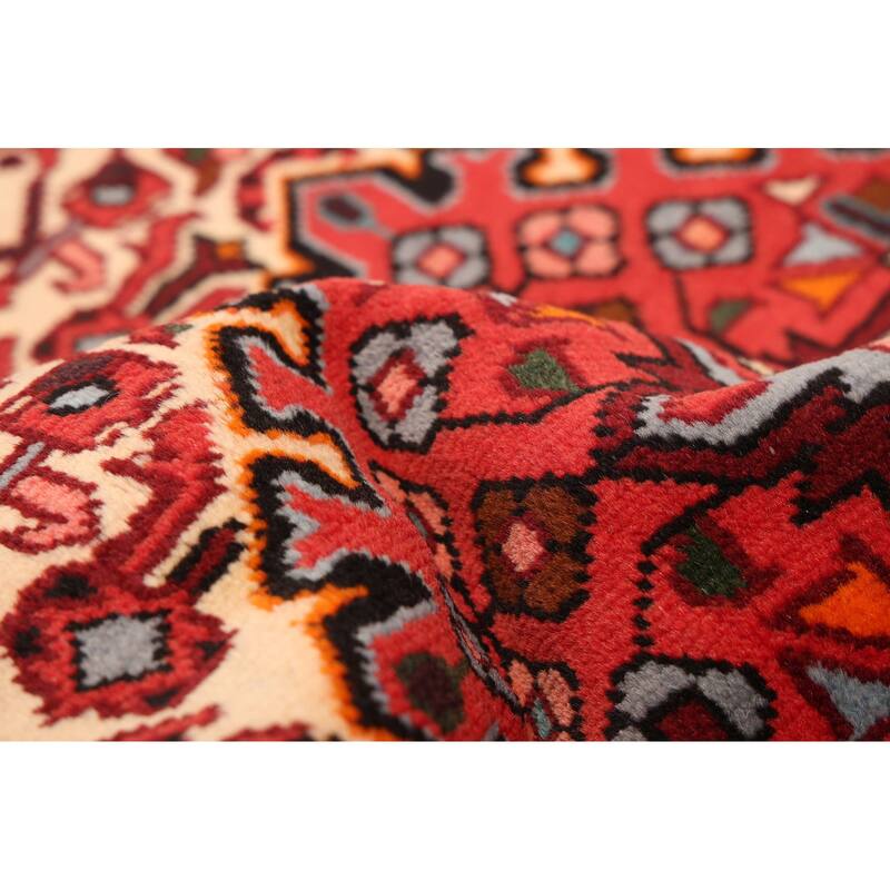 ECARPETGALLERY Hand-knotted Andelz Red Wool Rug - 3'5 x 4'4