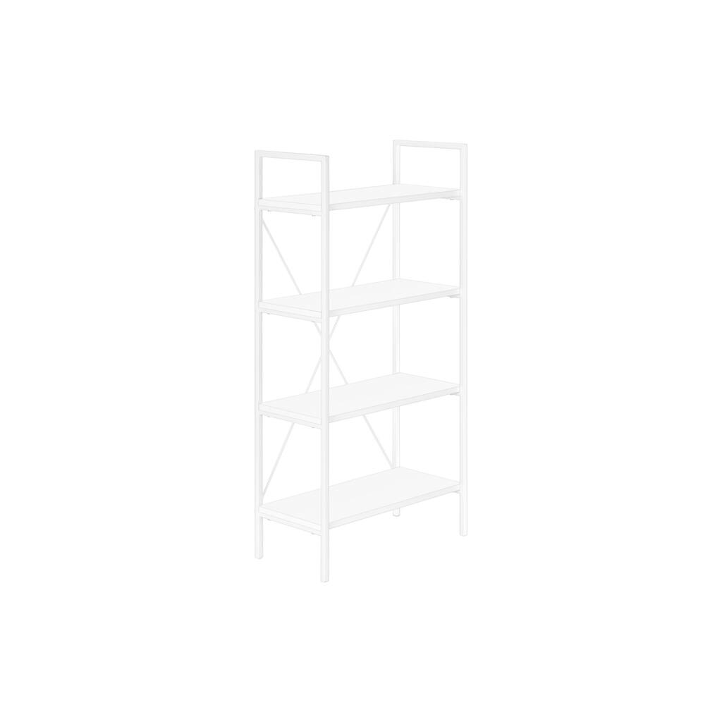 Bookshelf, Bookcase, 4 Tier, 48"h, Office, Bedroom, Laminate, Contemporary, Modern
