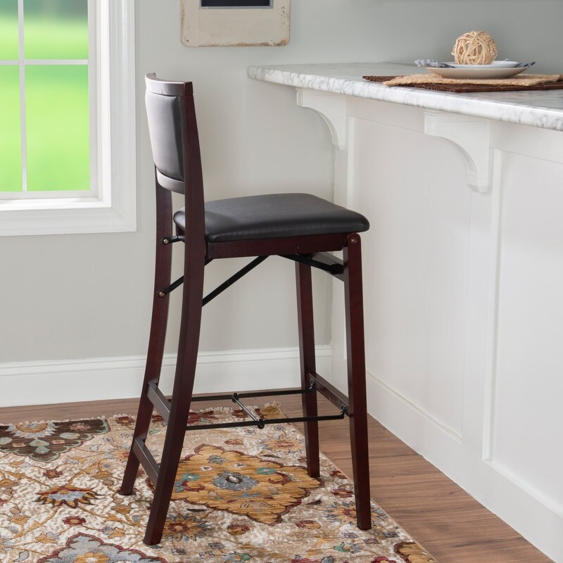 Foldable bar hot sale height stools