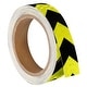 Reflective Tape, 1 Roll 30 Ft x 1-inch Tape, Arrow Fluorescence Yellow ...