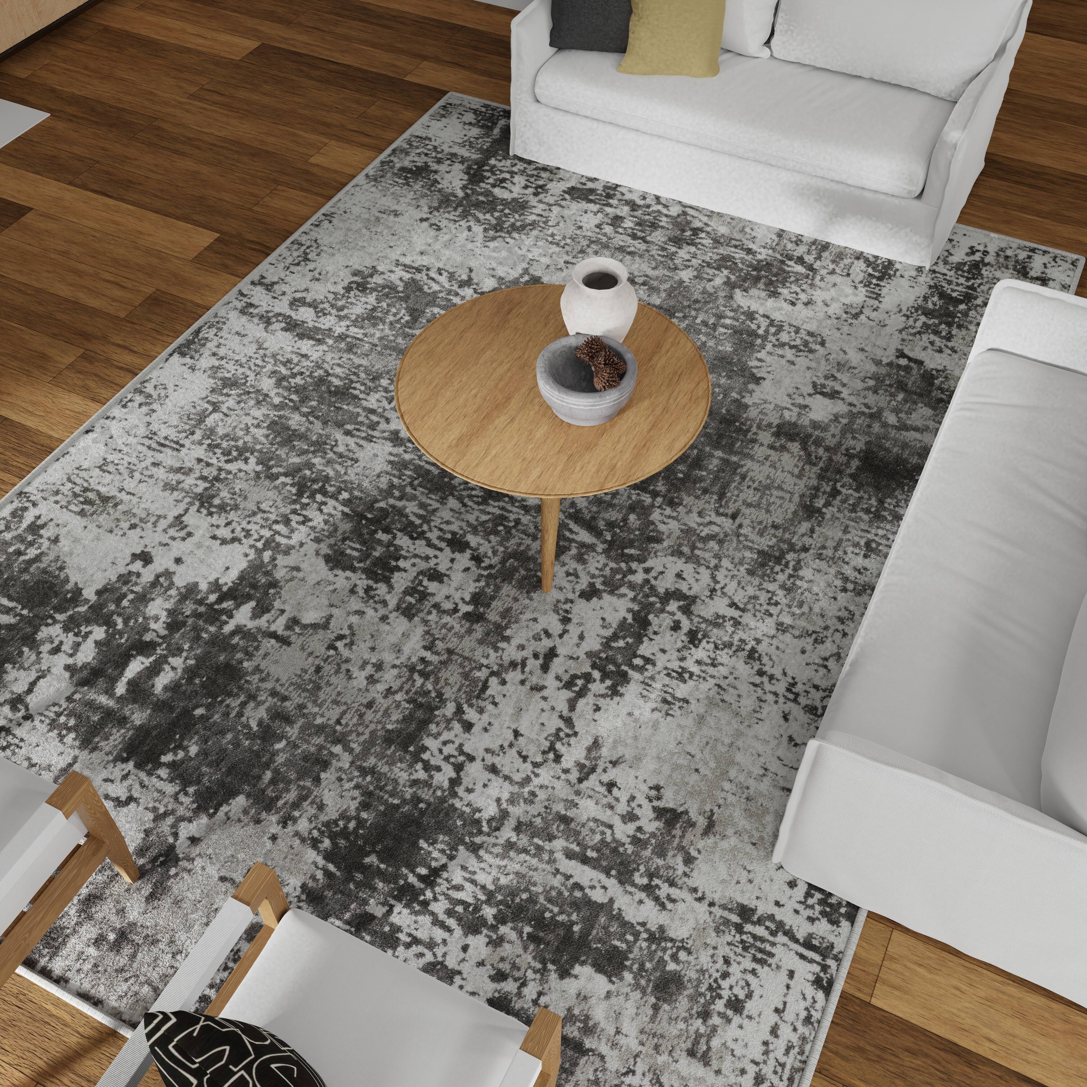 Loomaknoti Rhane Alelone Gray Area Rug - Overstock - 36197825