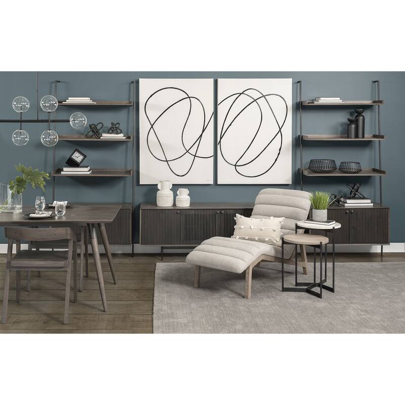 HomeRoots 10" Black Metal Chain Link Tabletop Sculpture