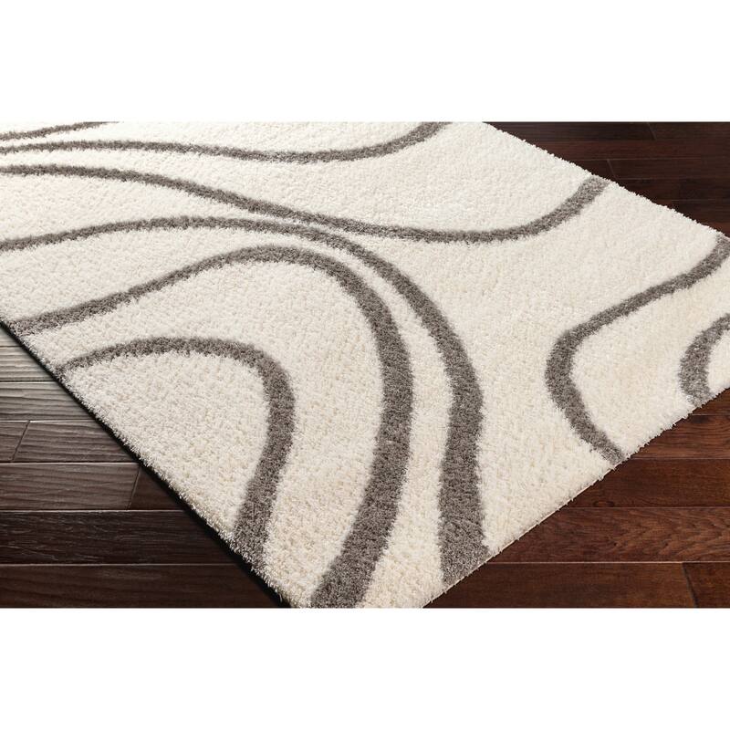 Livabliss Cloudy Abstract Plush Area Rug