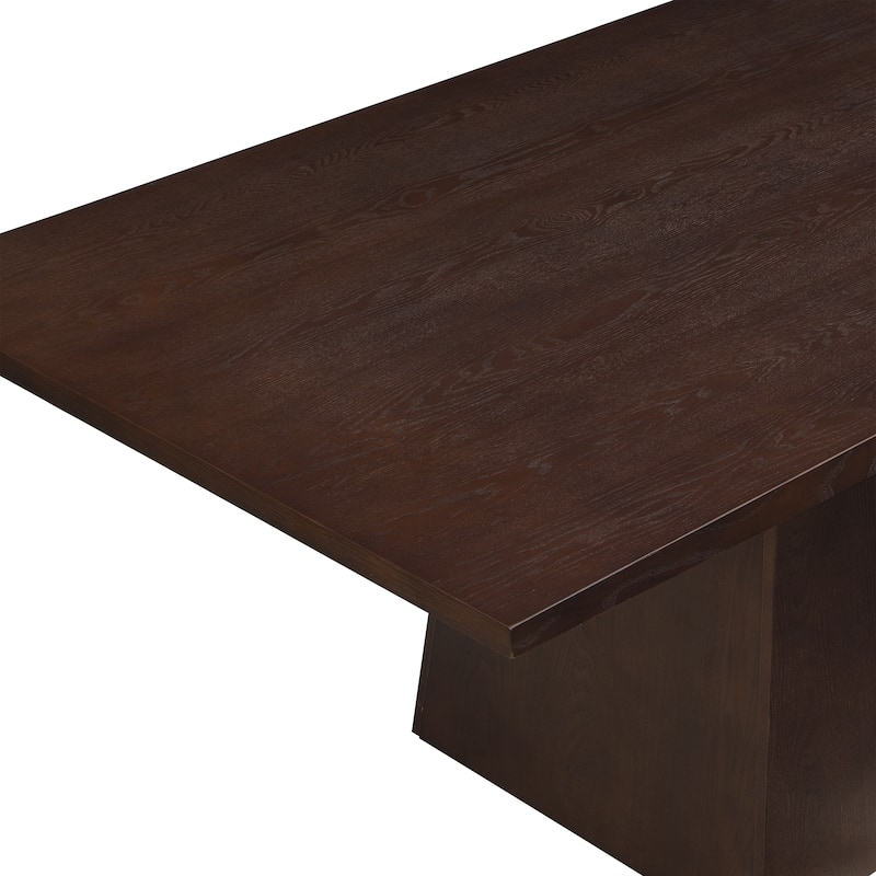 Christopher Knight Home - Lowell Modern Wooden Pedestal Dining Table