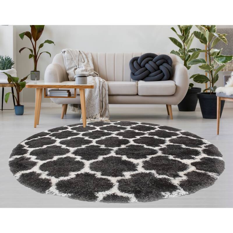 Noori Rug Lux Ava Trellis 2-Inch Shag Rug