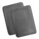 Clara Clark Ultra Soft Plush Bathroom Rug - Non-Slip, Velvet, Memory Foam Bath Mat - Set of 2 - Set of 2 17x24 - Charcoal Stone Gray