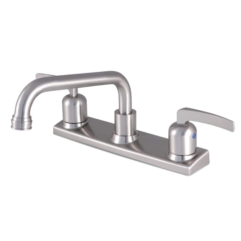 Kingston Brass Centurion 1.8 GPM Widespread Kitchen Faucet - Brushed Nickel