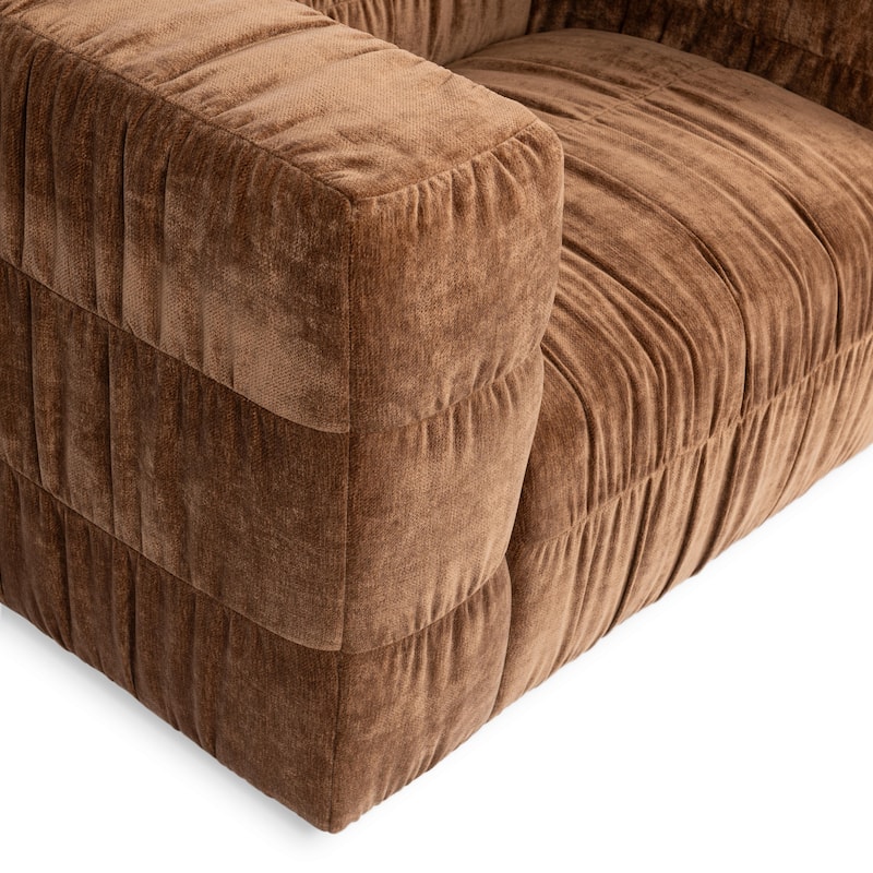 Classic Home Afeela Upholstered Fabric Swivel Chair