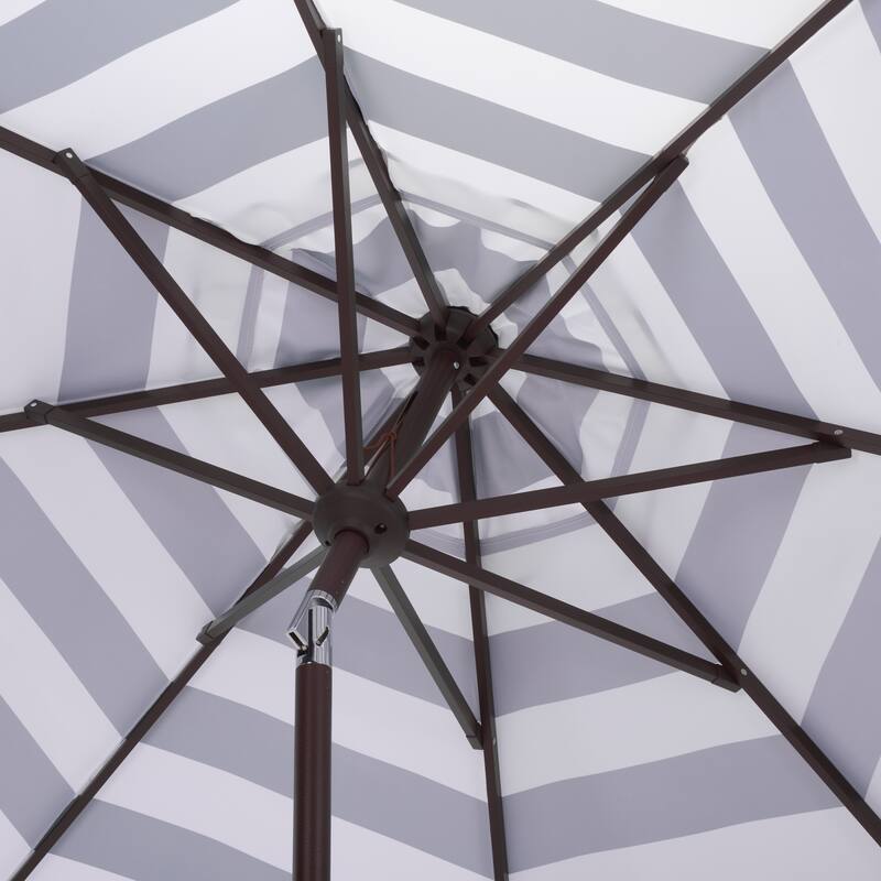 SAFAVIEH Outdoor Living Lucerna 9ft Crank Umbrella
