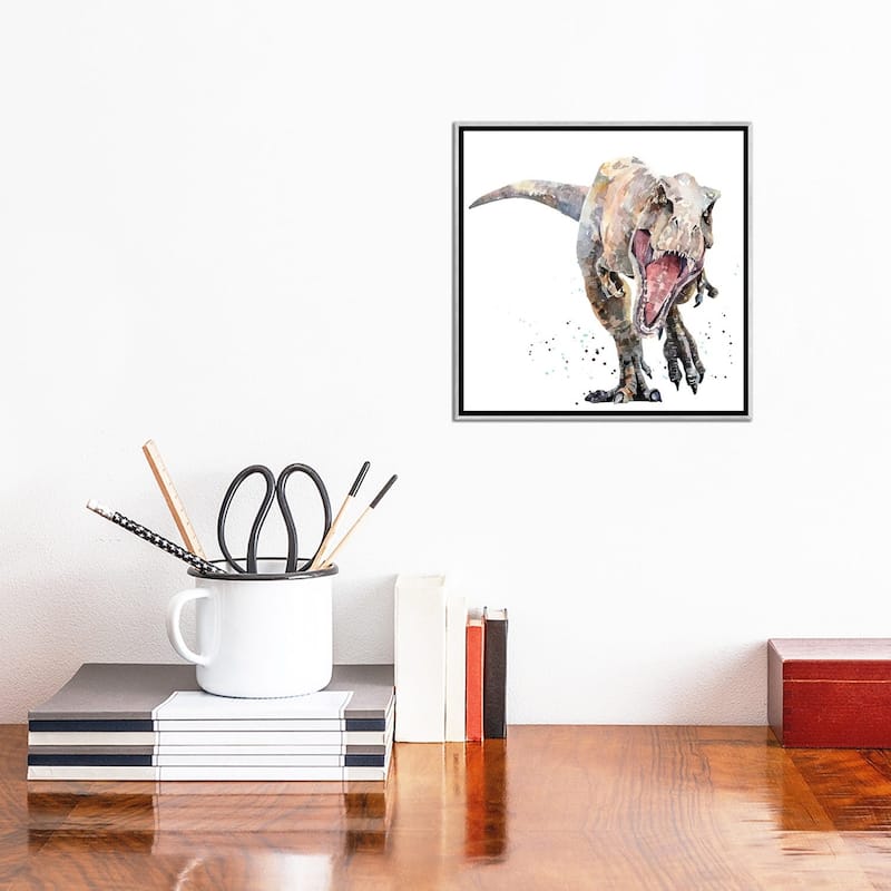 iCanvas "I Am A Pussycat, Honest" by EdsWatercolours Framed