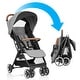 preview thumbnail 1 of 27, GOLD Otto Self-Folding Lightweight Travel Stroller Moonstone Gray