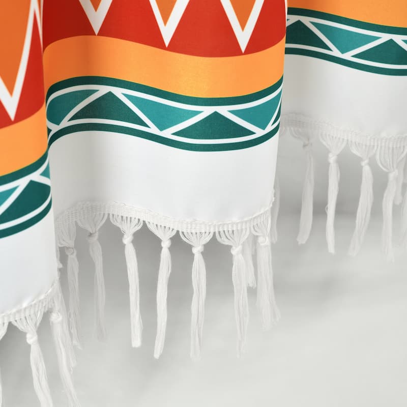 Lush Decor Boho Viviane Geo Shower Curtain