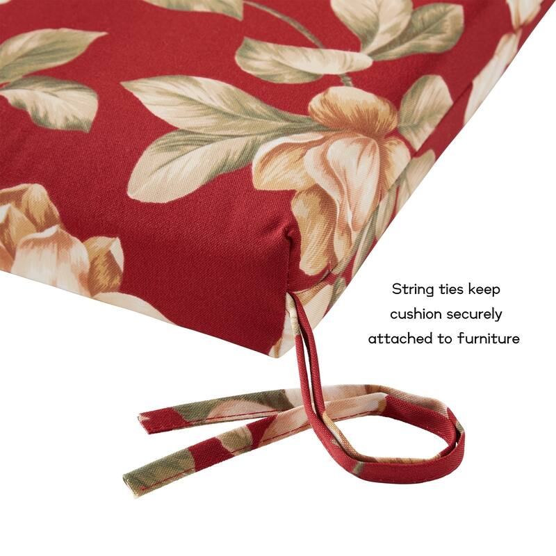 Greendale Home Fashions Outdoor High Back Chair Pad