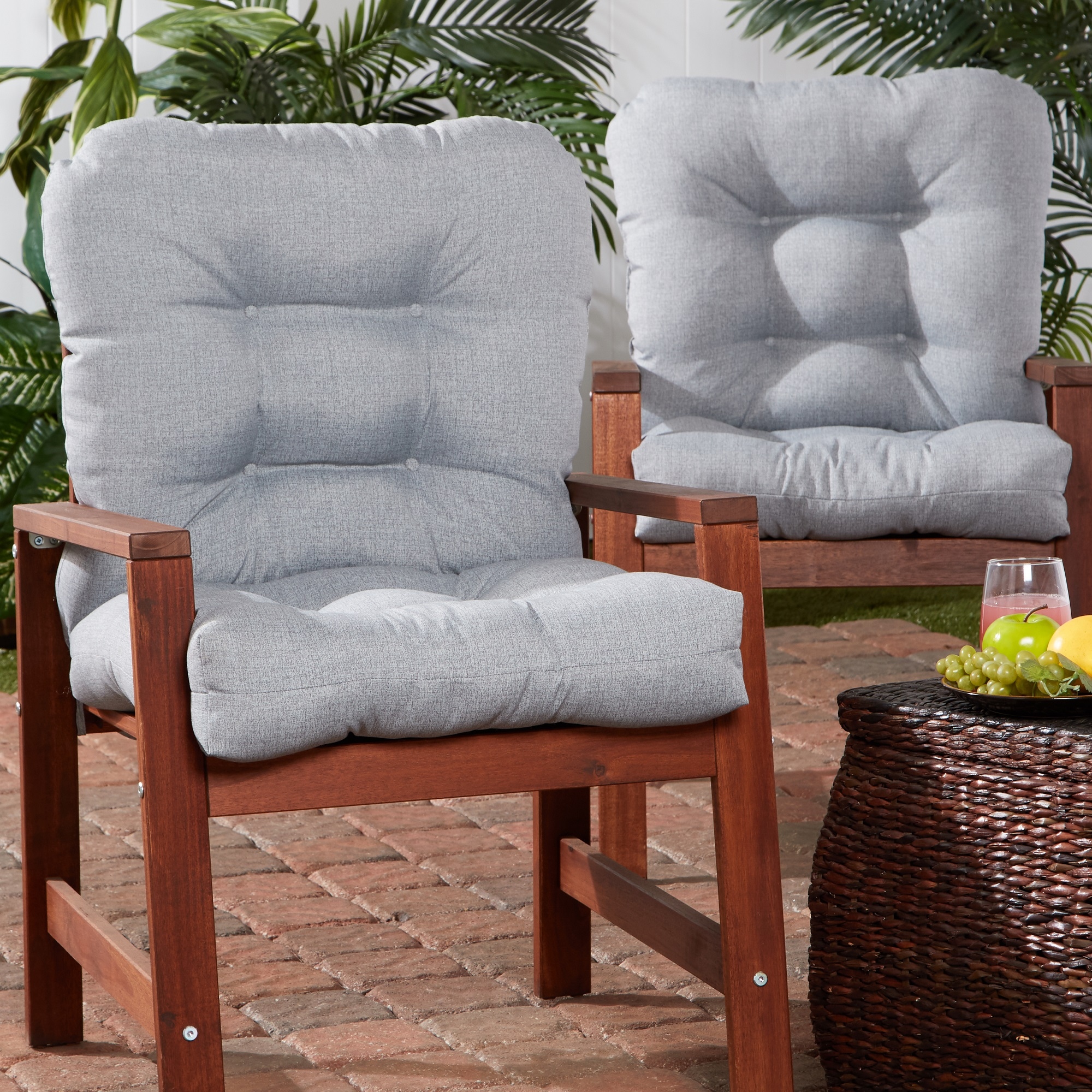 Large outdoor chair cushions hot sale