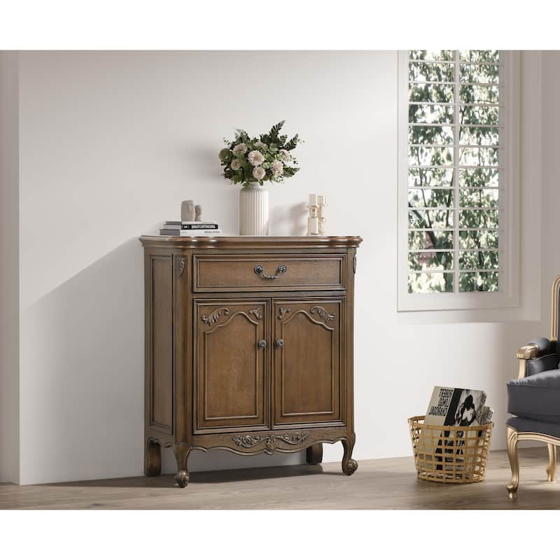 Single Drawer Accent Chest - Dark Oak