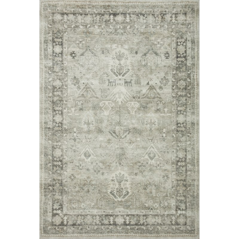 Alexander Home Juliet Ultra-Soft Distressed Persian Border Rug