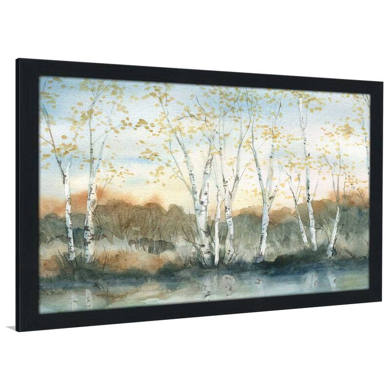 "Birch Riverbank" by Carol Robinson Print on Acrylic