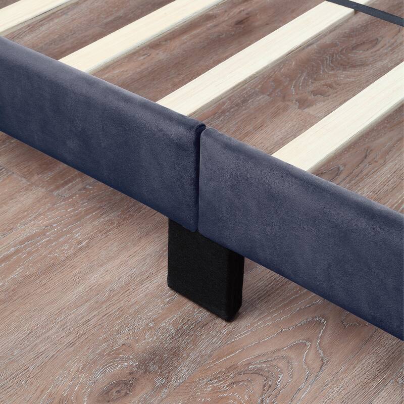 Rosdale Grey Upholstered Storage Bed w/ USBs by Furniture of America