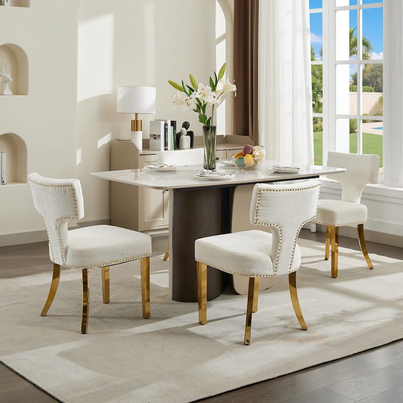 Upholstered Accent Chair Dining Chairs Set of 2
