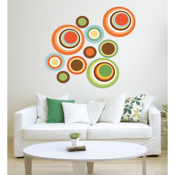 Circle shop wall stickers