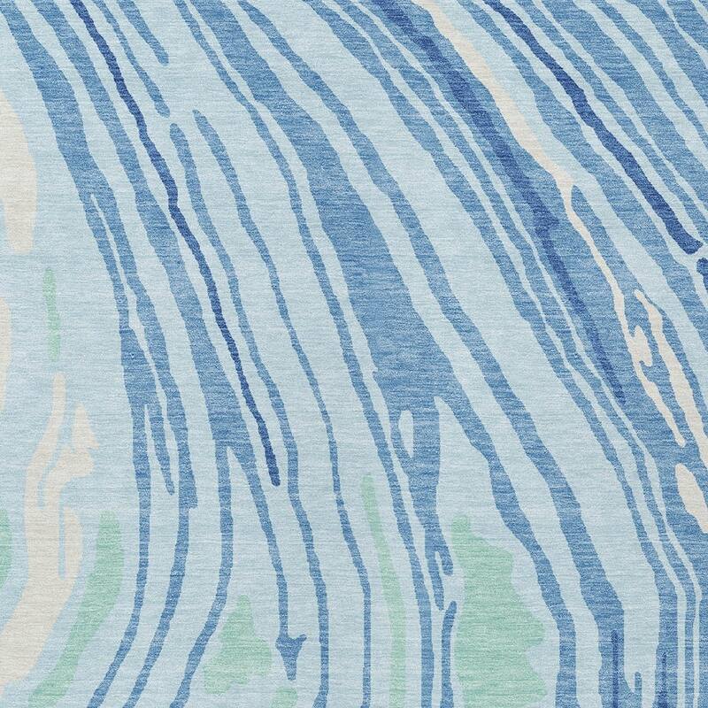 HomeRoots Abstract Transitional Rectangle Outdoor Rug