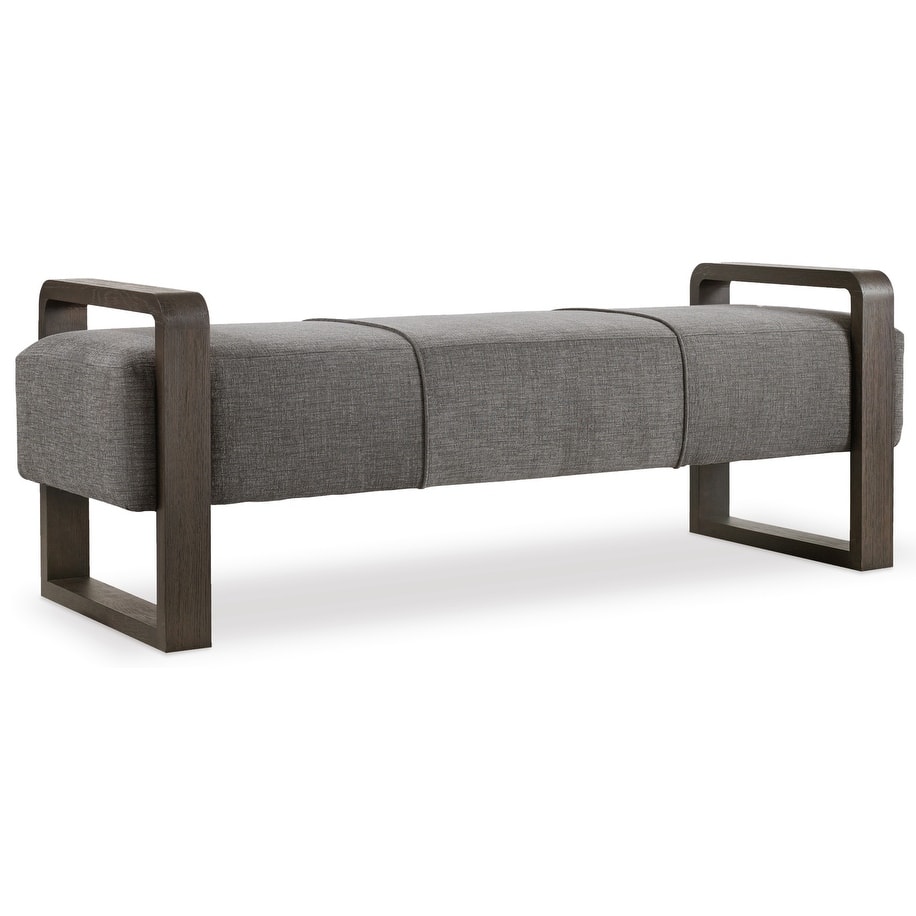 Hooker Furniture Curata 60 Inch Wide Rubberwood Framed Polyester Bench