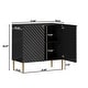 preview thumbnail 7 of 14, Clihome 2-Door Storage Buffet Sideboard with Adjustable Shelf