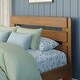 preview thumbnail 13 of 21, Max & Lily Farmhouse Full Platform Bed with Plank Headboard