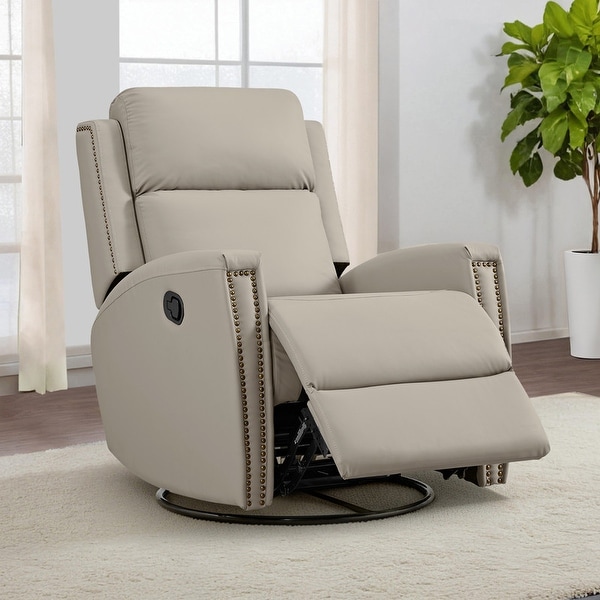 Jerome Swivel Glider Recliner Nursery Chair Manual Push Back Recliner Bed Bath Beyond 40565439