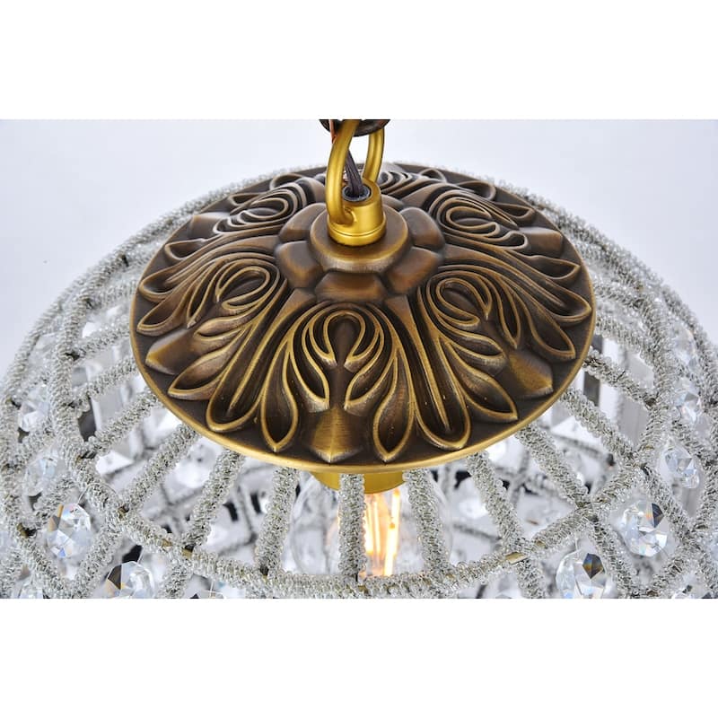 Bombay? Winsted Collection Crystal Globe Pendant Lamp